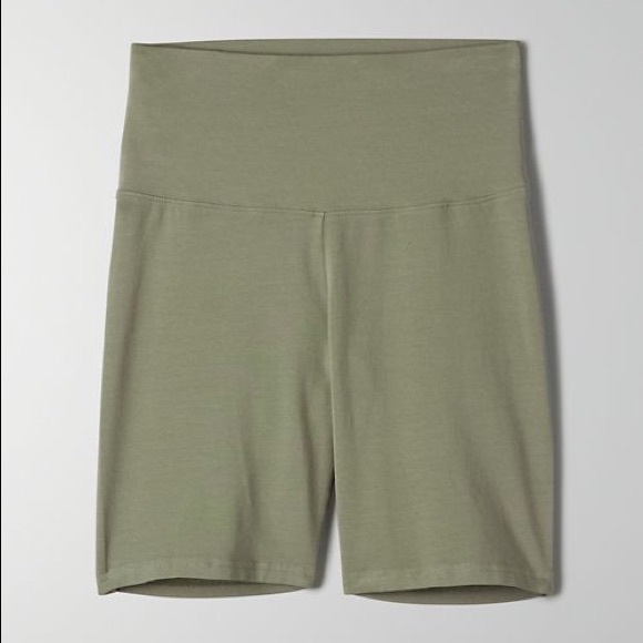 TNA Pants - TNA Green Biker Shorts